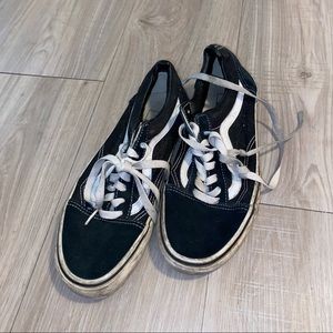 Black old skool vans